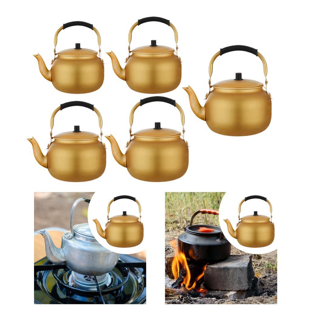 Aluminum Gas Kettle with Ergonomic Handle, Lightweight Multi-functional Kettle/tea for