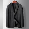Весна и осень Легкий роскошный деловой однотонный пиджак в западном стиле для среднего и молодого возраста, однотонный однобортный модный пиджак