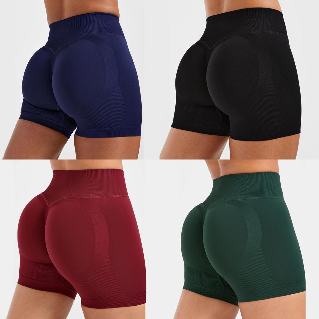 Seamless Yoga Shorts For Women With Quick Dry Fabric For Running And Fitness Activities