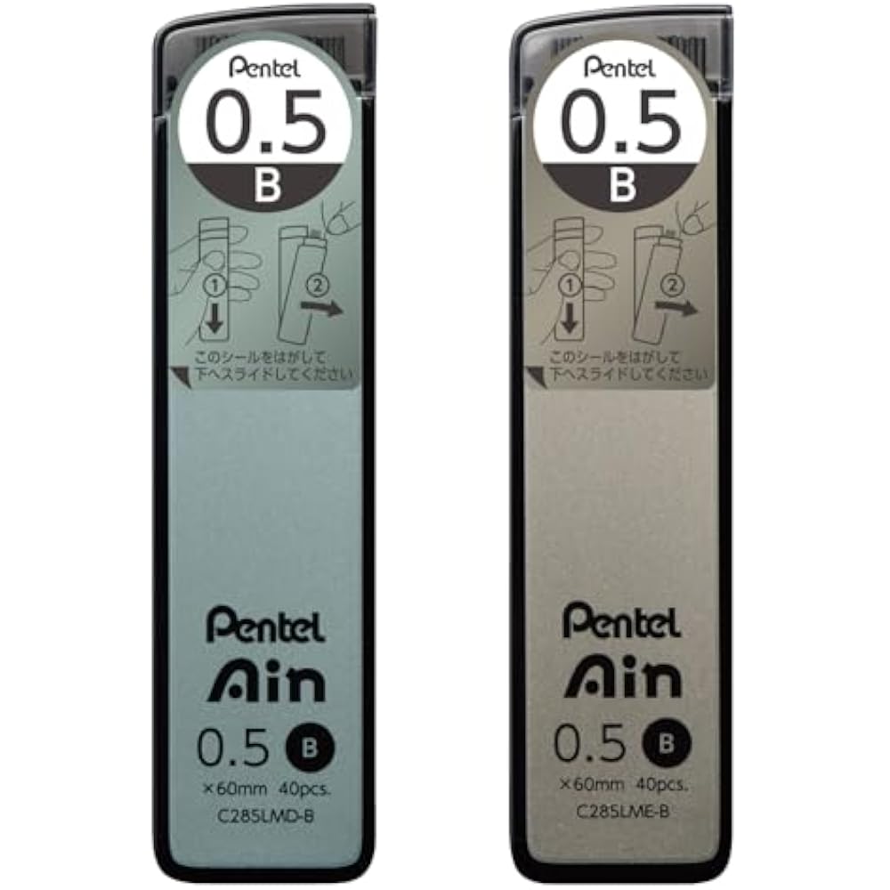 Стержни для механического карандаша Pentel Pentel Ain Limited 0.5мм B AMZ-C285LMST1