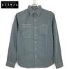 RRL 25Stainless Steel 782959630001 Metal Button Indigo Denim Work Shirt Tops XS IndigoUsed