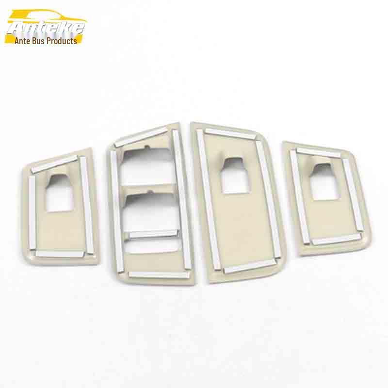 Декоративная рамка стеклянного переключателя MG6: Гальванизированная наклейка с блестками на кнопку подъема подлокотника окна, автомобильный аксессуар.