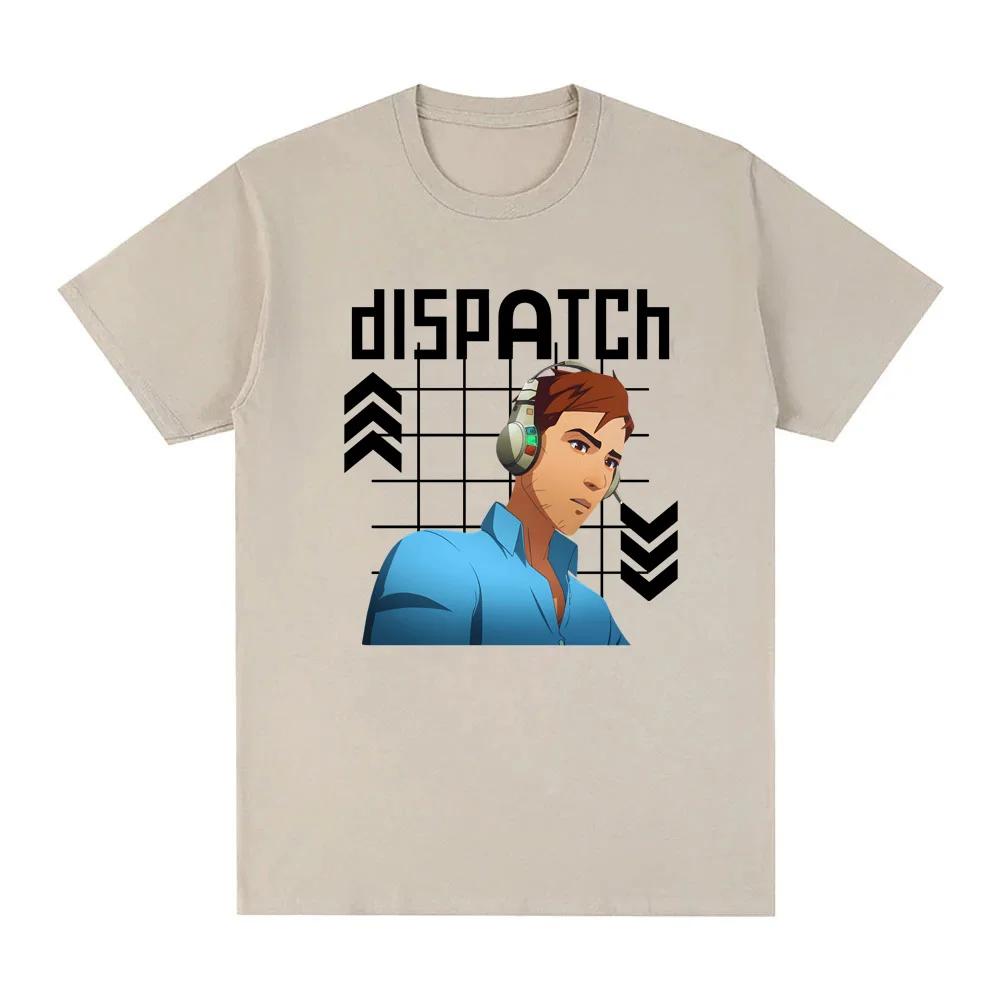 Dispatch Футболка 2026 НОВАЯ 100% Хлопок Удобная Печать с Рисунком Манга Игра ТИШКА Повседневная Высокое Качество Круглый Вырез Мягкие Футболки