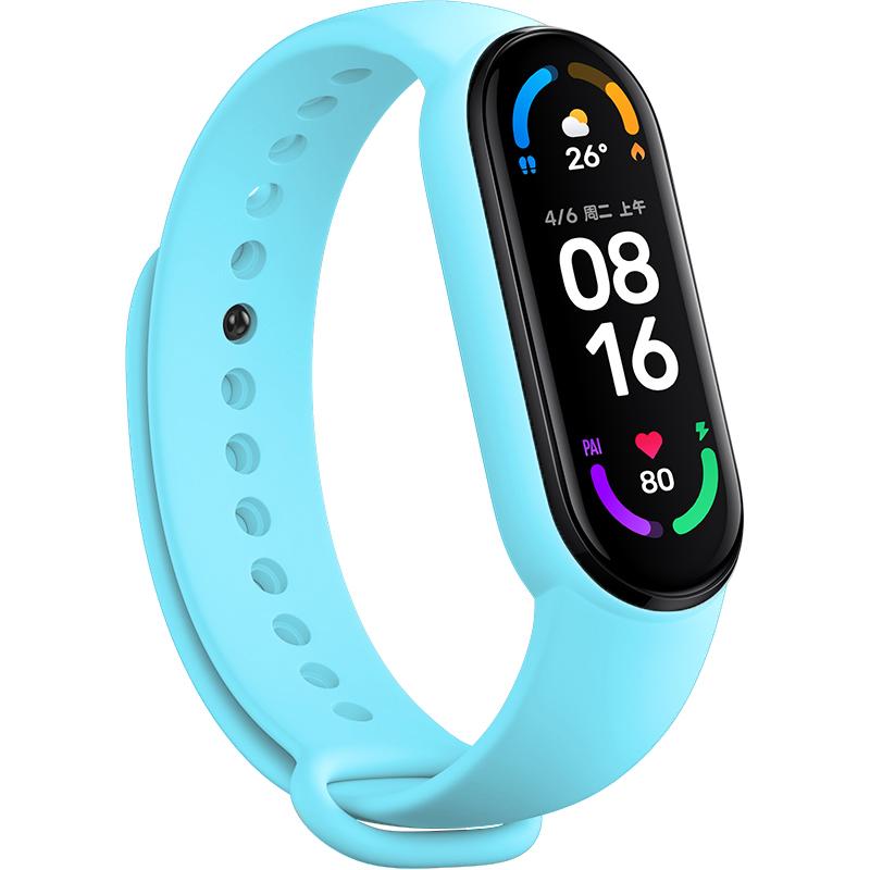 Ремешок для Xiaomi Mi Band 6 7 браслета Спортивный силиконовый ремешок для часов Miband band6 band4 correa Для Xiaomi mi band 3 4 5 7 ремешки