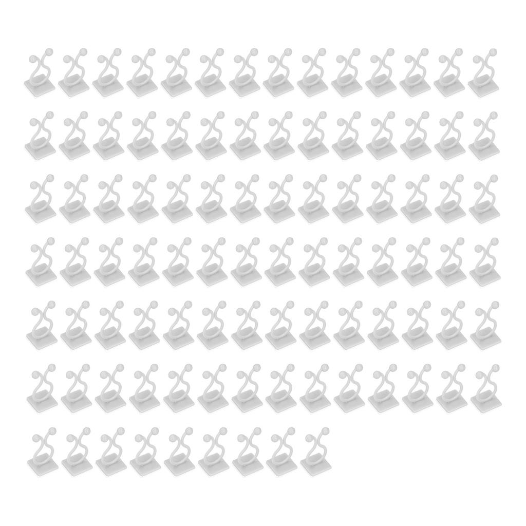 100 шт. Крепление для вьющихся растений на стену, Самоклеящийся зажим для фиксации ветвей