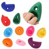 Climbing Wall Holds, Wear-Resistant Multicolored Rock Wall Grips Kit for Kids, Indoor and Outdoor Use (Small, 10 Pieces)