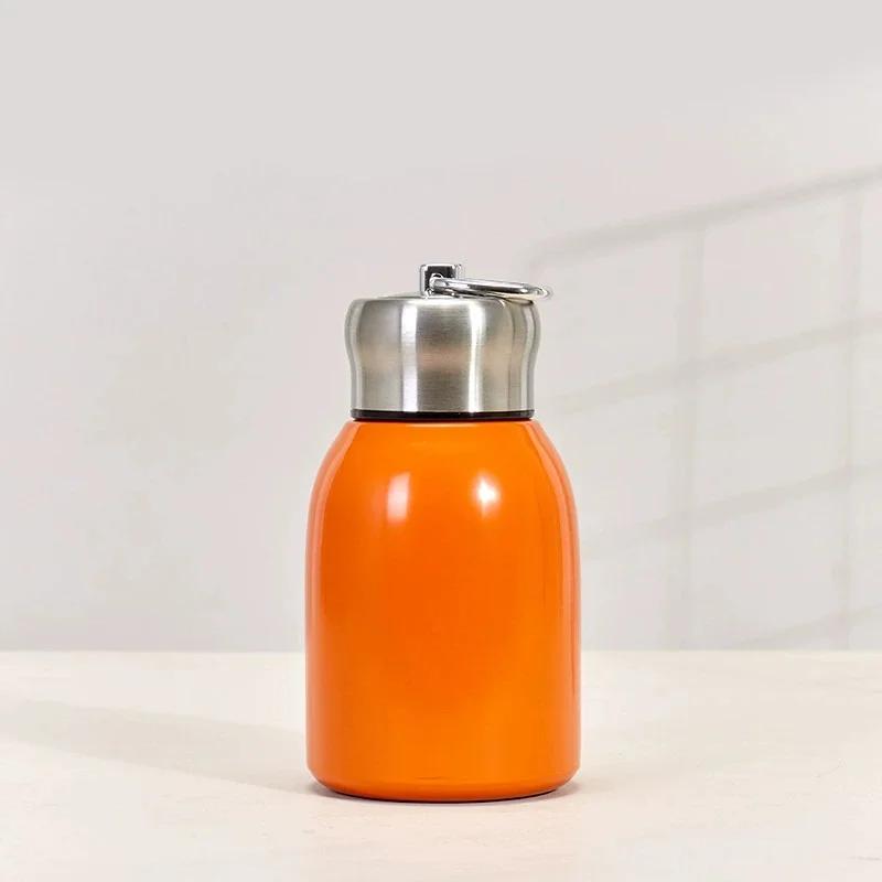 Mini Insulated Vacuum Thermal Mug, Portable Flasks & Thermoses Coffee Cup Hot Cold Drink Water Bottle for Travel Camping Hiking