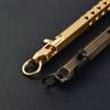 Портативная латунная ручка Ретро шариковая ручка с механизмом bolt-action Средний стержень 1.0мм Гладкое письмо Ручка для подписи