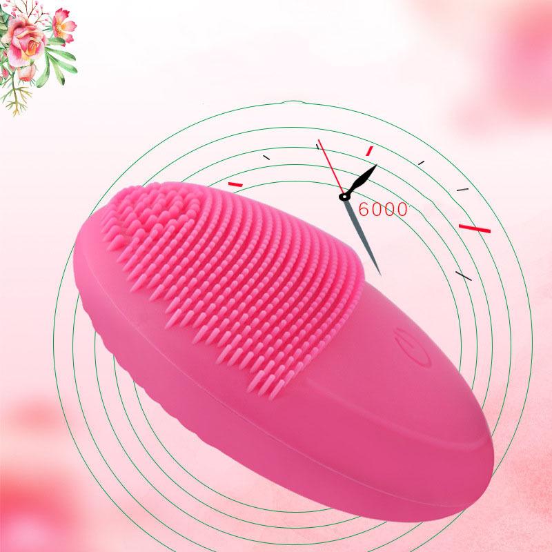 Electric Silicone Facial Cleaner Three Speed Adjustable Skin Friendly Silicone Facial Brush Super Waterproof and Rechargeable Facial Cleaner