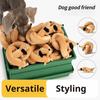 Chew Resistant Sausage Dog Plush Toy with Squeaker Chew Resistant Dog Toy Interactive Play
