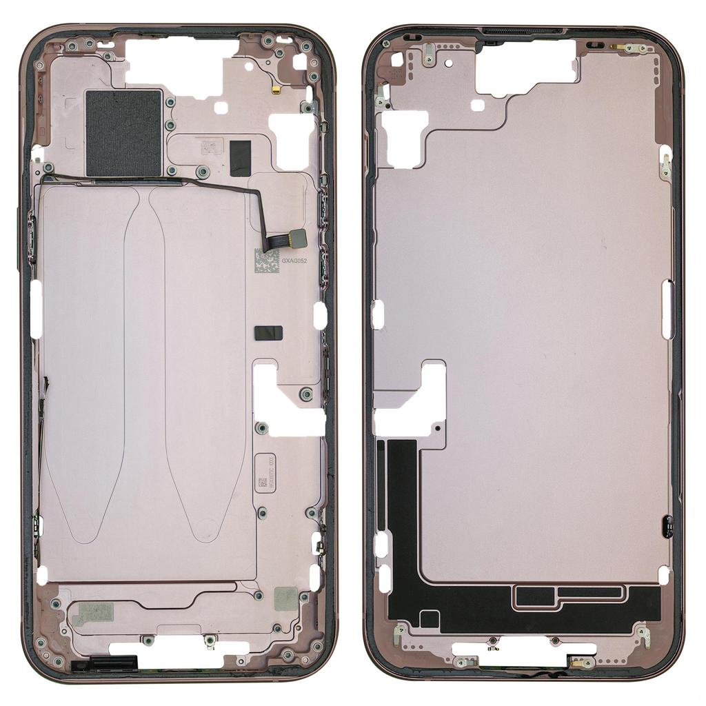For iPhone 15 Plus Middle Plate Frame Replacement (Without Logo) (EU Version)