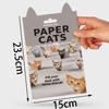 Desk Decoration DIY Paper Cats Kit Creative Origami Paper Cat Gifts Fold Cute Cat Figures