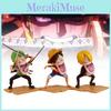 Детализированные ПВХ фигурки One Piece Луффи Зоро Санджи Аниме Коллекционные Декор для стола