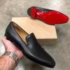 Fashion Loafers for Men Red Sole Brogue Round Toe Lace Up Pu Leather Party Wedding Shoes Men Shoes