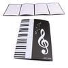 A4 Size Sheet Music File, 4-Sided, Holds 6 Sheets, Expands To 4 Pages, Writes On, Non-Reflective, Perfect for Sheet Music, Composition, Lessons