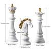 Decorative Chessmen Ornaments Resin Miniatures Objects for Room Bookshelf Cabinet Table Decoration