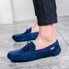 Summer Fashion Genuine Leather Loafers Shoes Men Soft Suede Shoes Casual Men Slip-On Flat Driving Shoes Men Mocasines Hombre