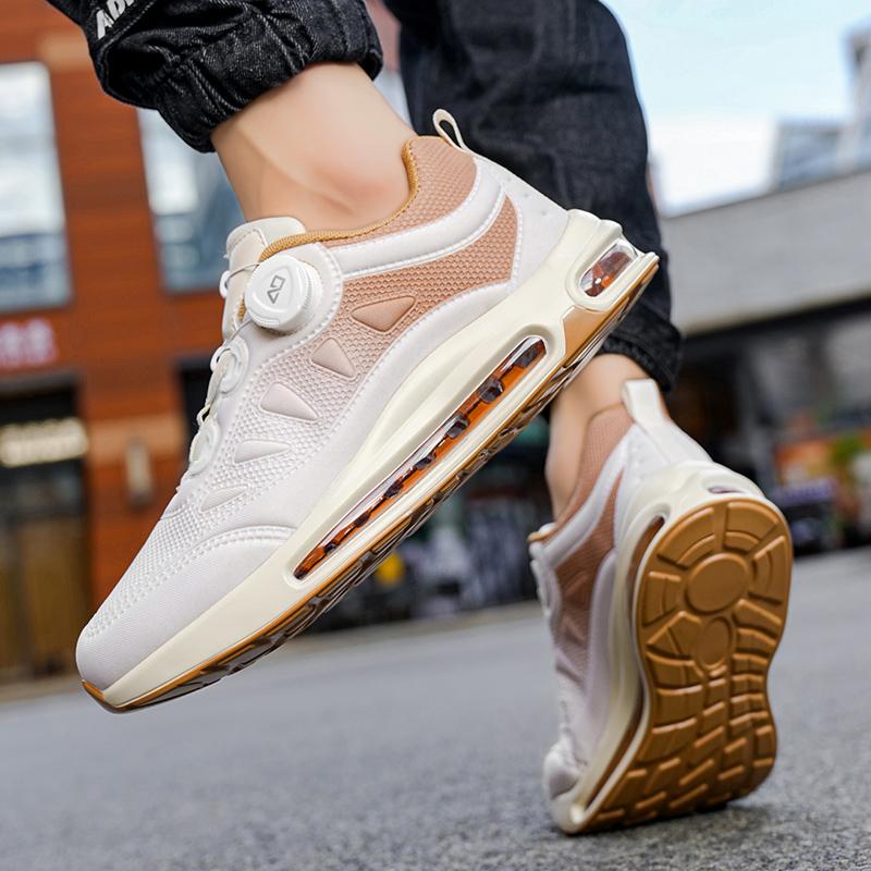 Мужские кроссовки для бега с амортизацией, молодежные, противоскользящие, износостойкие, для путешествий, спортивные, осенние, на липучках