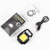 Mini Led Keychain Lights Multifunctional Portable Outdoor Cob Working Lamp Flashlight With Strong