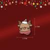 Cute Cartoon Christmas Brooch Christmas Small Gift Clothes Bag Decorative Accessories Sweater Pin Metal Badge