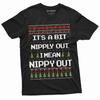 Funny Christmas Shirt A Bit Nipply Out Tee Funny Movie Quote Shirt Griswold Tee