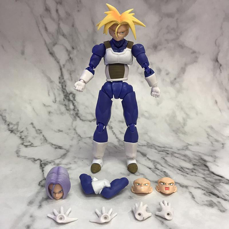 16 см Фигурка Готенкса из Dragon Ball Super Saiyan 3 SHF Аниме Подвижная ПВХ Коллекционная Кукла Фигурка Какаротто Сын Гоку Модель Игрушки