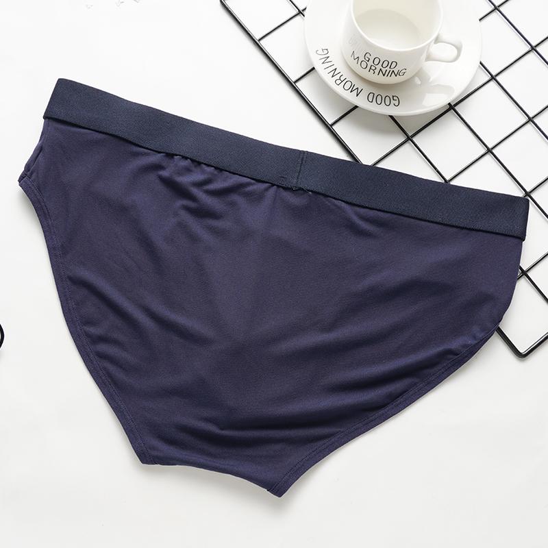 Мужские трусы большого размера, мужские эластичные трусы средней талии, дышащие, нижнее белье, трусики