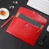 Business A4 PU File Bag - Simple Contract & Meeting Material Storage Envelope