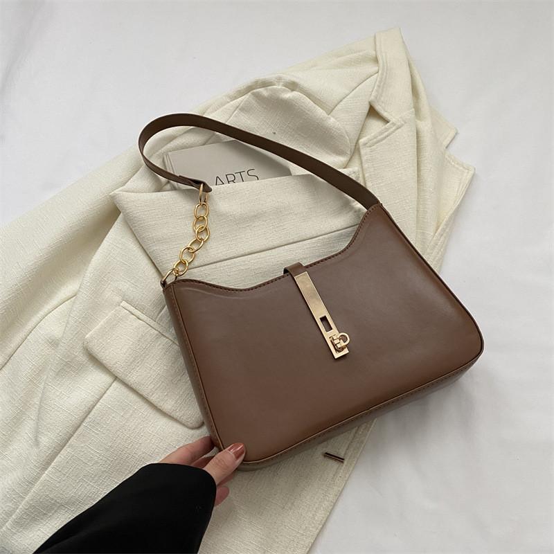 Stylish Korean Pu Shoulder Bag Trendy Fashionable Underarm Bag For Women