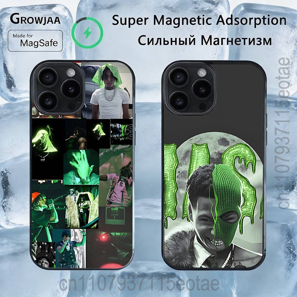 Сделай Америку Слайм Снова Y-YoungBoy Чехол Для IPhone 14 16 17 13 12 11 15 Pro Max Plus Для Magsafe Беспроводная Зарядка Чехол