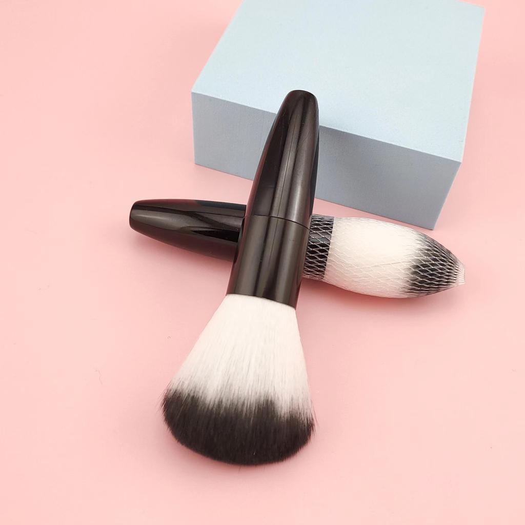 Powder Brush Two Color Hair Short Handle Powder Brush Setting Brush Makeup Tool