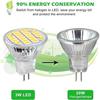 MR11 GU4 LED 3W Positive White 6500K, Non-Dimmable, GU4 LED Spotlight Bulb, 350LM, AC/DC 12V, 120 Beam Angle, 6-Pack less
