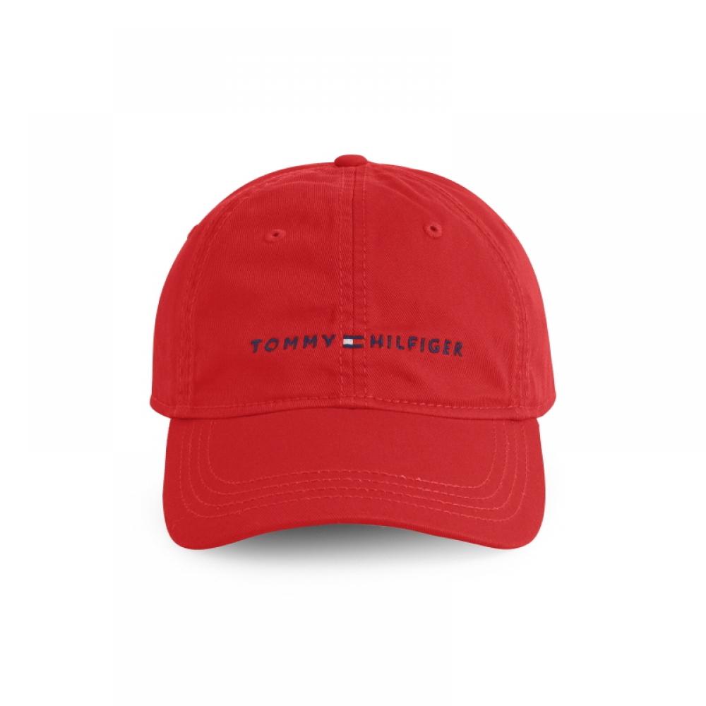 Tommy Hilfiger Кепка с логотипом Яблочно-красная 6941823 608