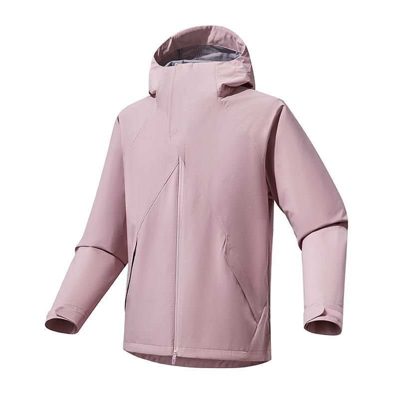 Mountain shell lightweight jacket women's windproof, waterproof and oil-proof outdoor DuPont three-proof magnetic hiking suit men