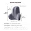 BBED7 Car Neck Protection Pillow Headrest Lumbar Mat Auto Accessories For KIA Sorento R 2011 2013 2014 2016 2017 2018 Stinger
