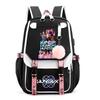 Anime Cartoon Kpop Printed Backpack Schoolbag for Teenager Student Girl Boy Bookbag Large Capacity Travel Bag Kid Gift Rucksak