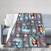 Movie The Nightmare Before Christmas blanket  Fuzzy Novelty Warm Throw blankets for Bed Sofa Decoration,