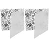 2Pcs EM200 Embossing Folder  Pattern  Plastic Embossed Template Paper Crafts