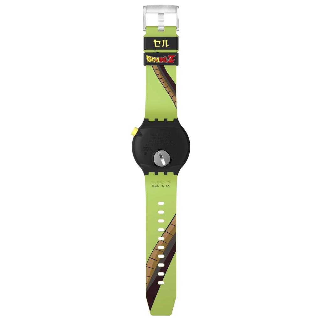 Зеленые часы Swatch CELL X SWATCH BIG BOLD SB01Z401