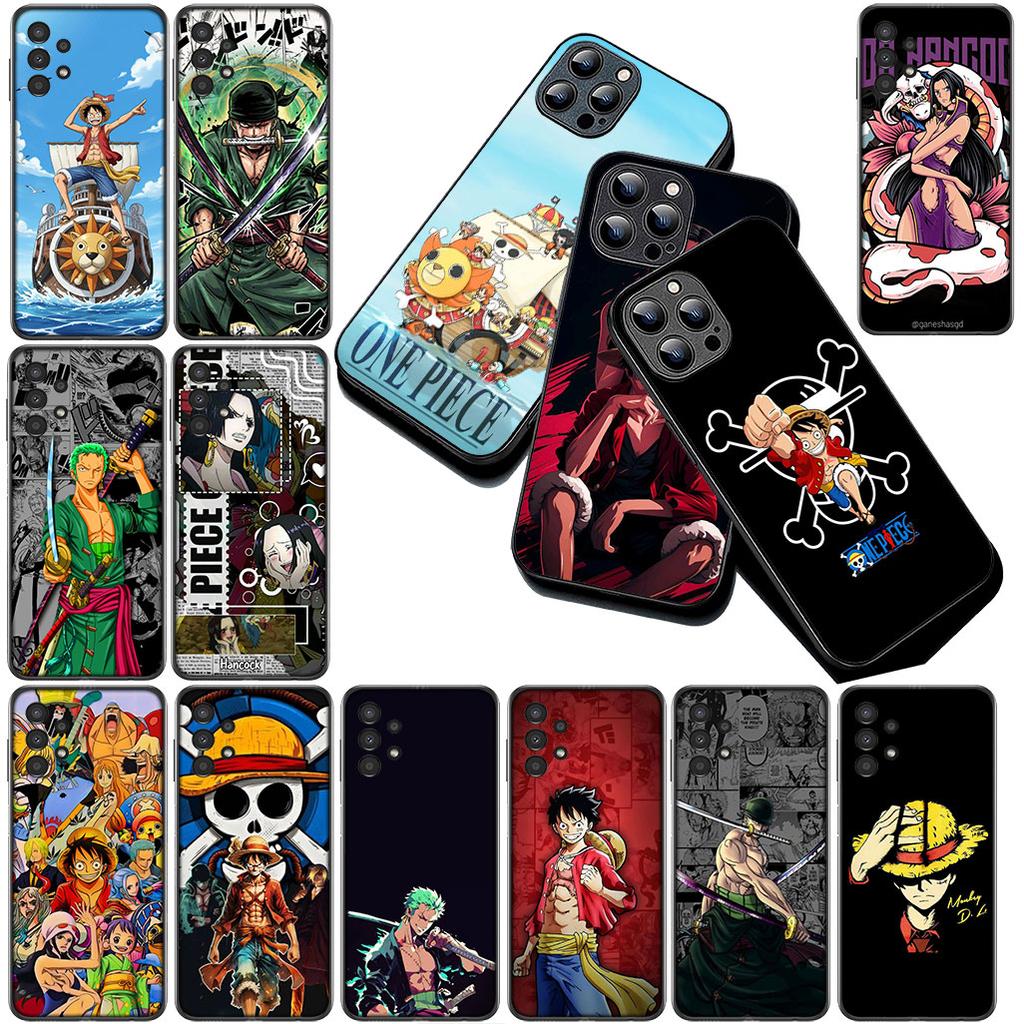 Cover for Samsung Galaxy S24 S25 S23 FE Ultra Plus S7 Edge S25+ S23+ A56 5G Phone Case Roronoa Zoro Boa Hancock One Luffy Pieces