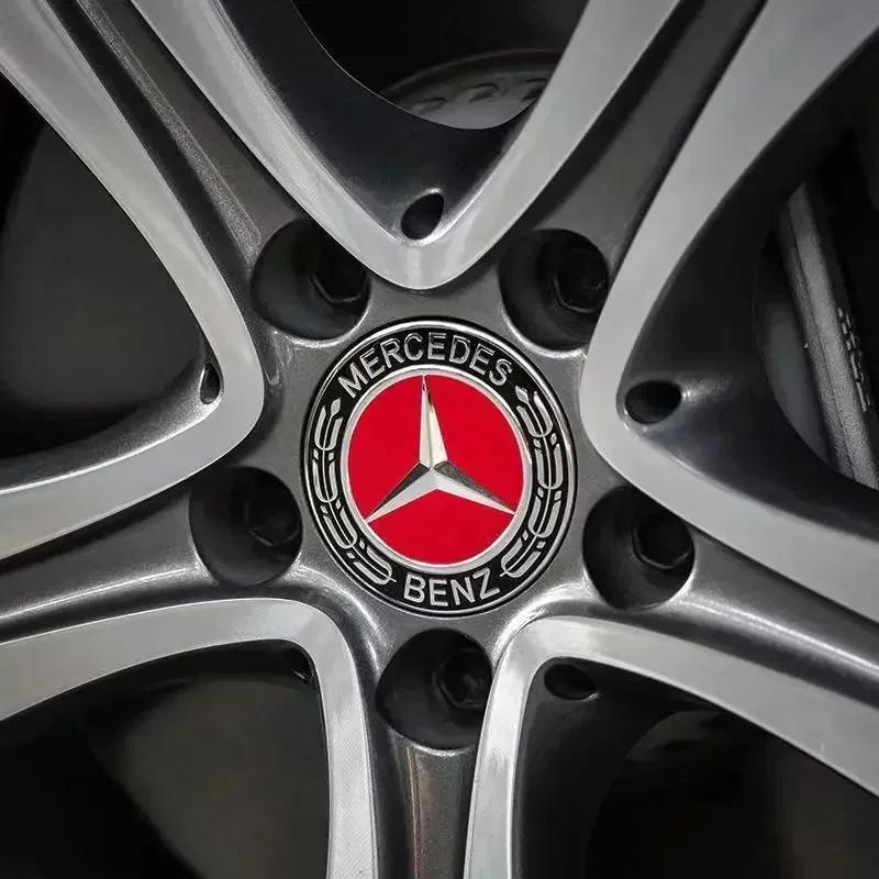 Автомобильная наклейка для Mercedes Benz 75 мм Автостайлинг Центральные колпачки ступиц Замена для Mercedes Benz W211 W203 W204 W210 W1