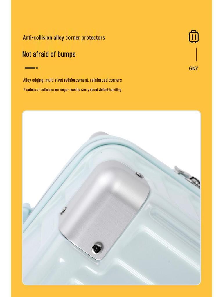 Легкий мини-чемодан на колесиках с кодовым замком, 18-20 дюймов - Идеально подходит для студентов и детей.