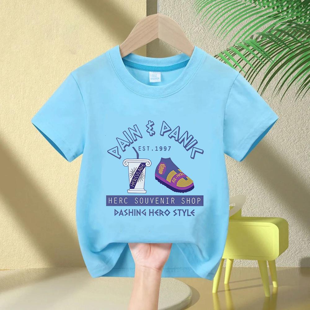 Hercules Pain and Panic Herc Souvenir Shop 1997 Shirt Cotton Allseason Base Layer Shirt Graphic kids T Shirts
