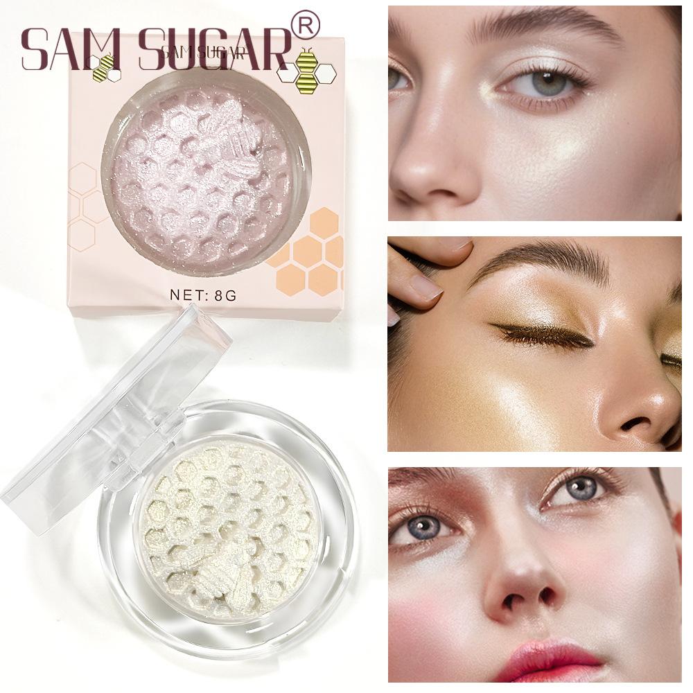 Палитра High Gloss Powder Glitter Highlight Contour Concealer Natural Gloss Contour Concealer Lasting Light