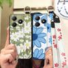 Soft Case Back Cover Phone Case For Realme C63 4G/C61 4G Wrist Strap Lanyard Protective Wristband Oil Painting Anti-dust