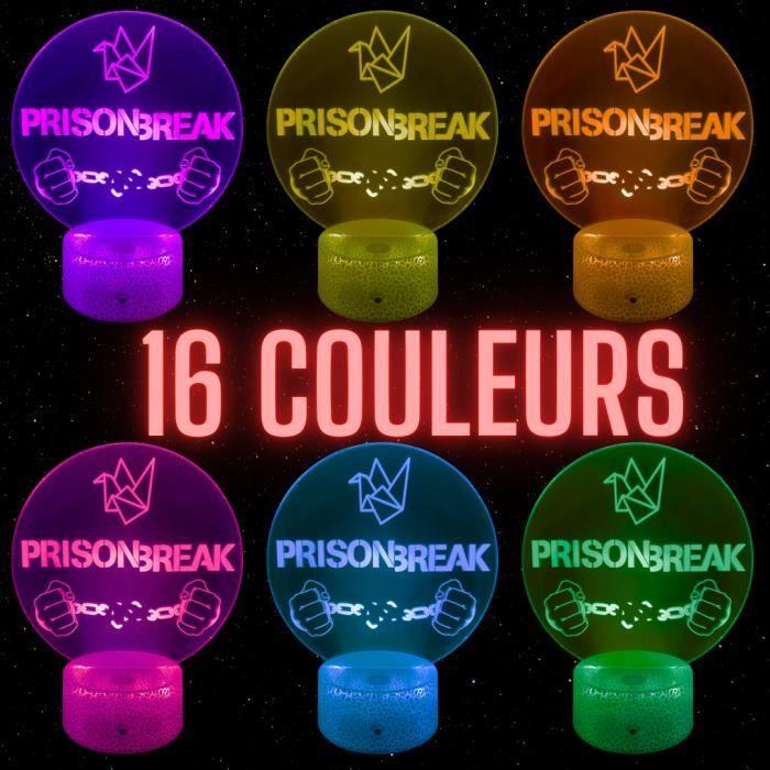 3D LED Ночник Серия Побег из тюрьмы, Ночник с изменением цвета, Сенсорная лампа для офиса и спальни, Идея подарка на Рождество