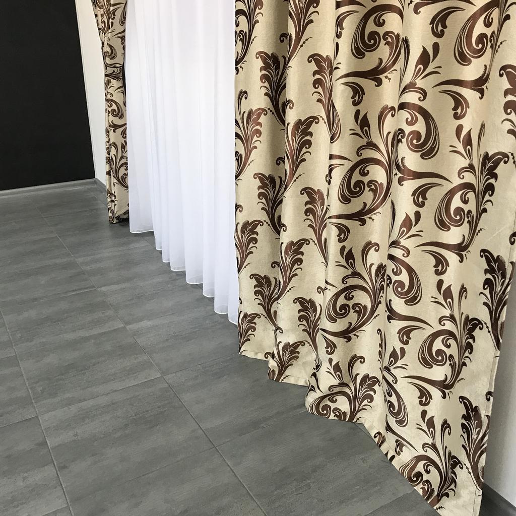 Роскошные плотные шторы для гостиной, спальни, Модные шторы Blackout в гостиную, спальню,светонепроницаемые 150x270 cm (2 шт) ALBO