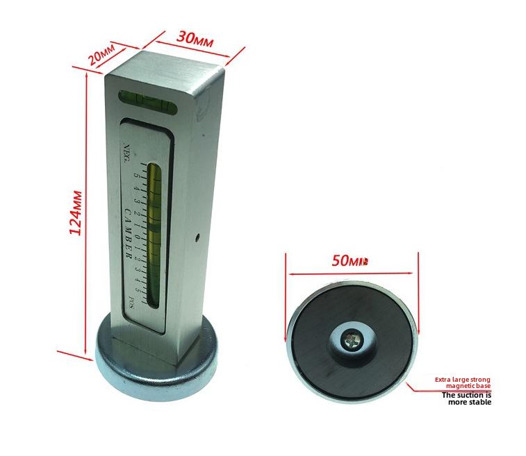 Magnetic Camber Adjustment Tool: Four-Wheel Alignment Gauge