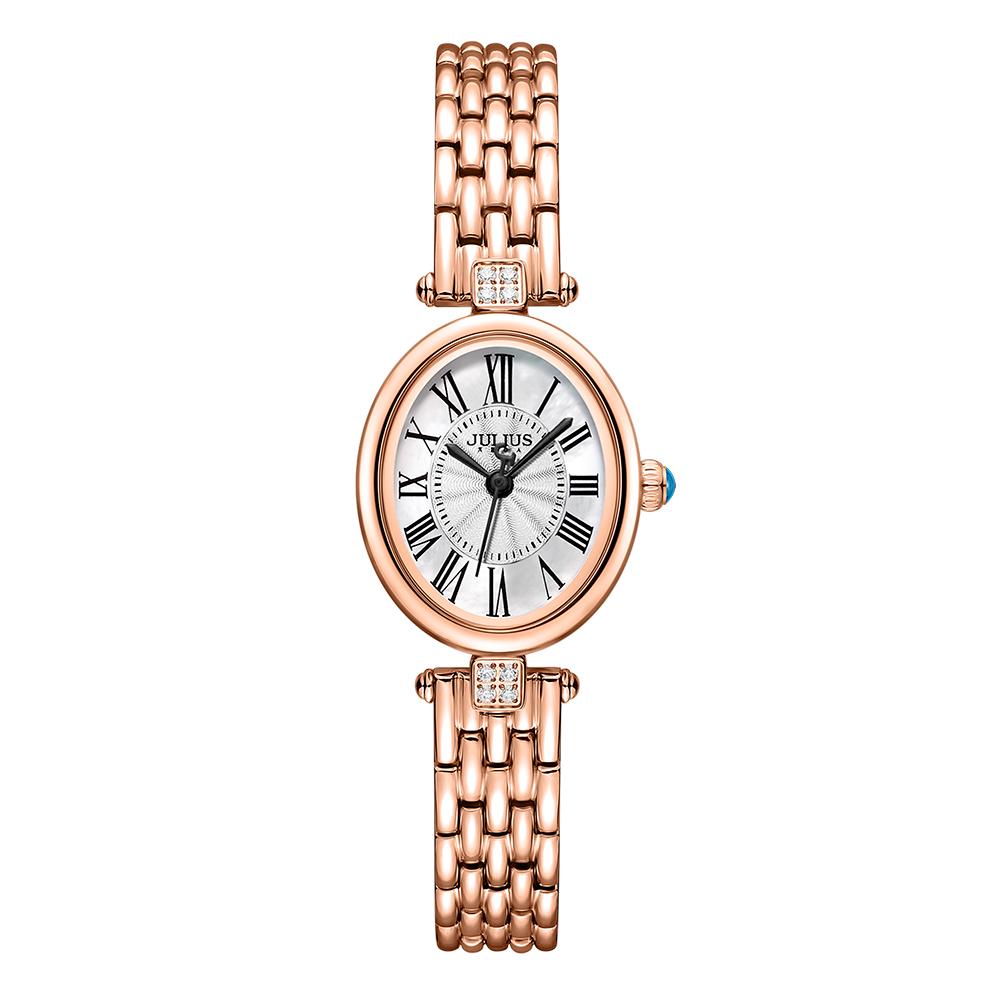 Jyullieoseu Ja-1524 Классические круглые женские металлические часы