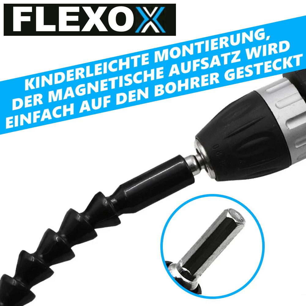 Держатель бит FLEXOX с гибким поворотным шарниром и магнитной отверткой